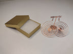 L Copper Spiral Earrings
