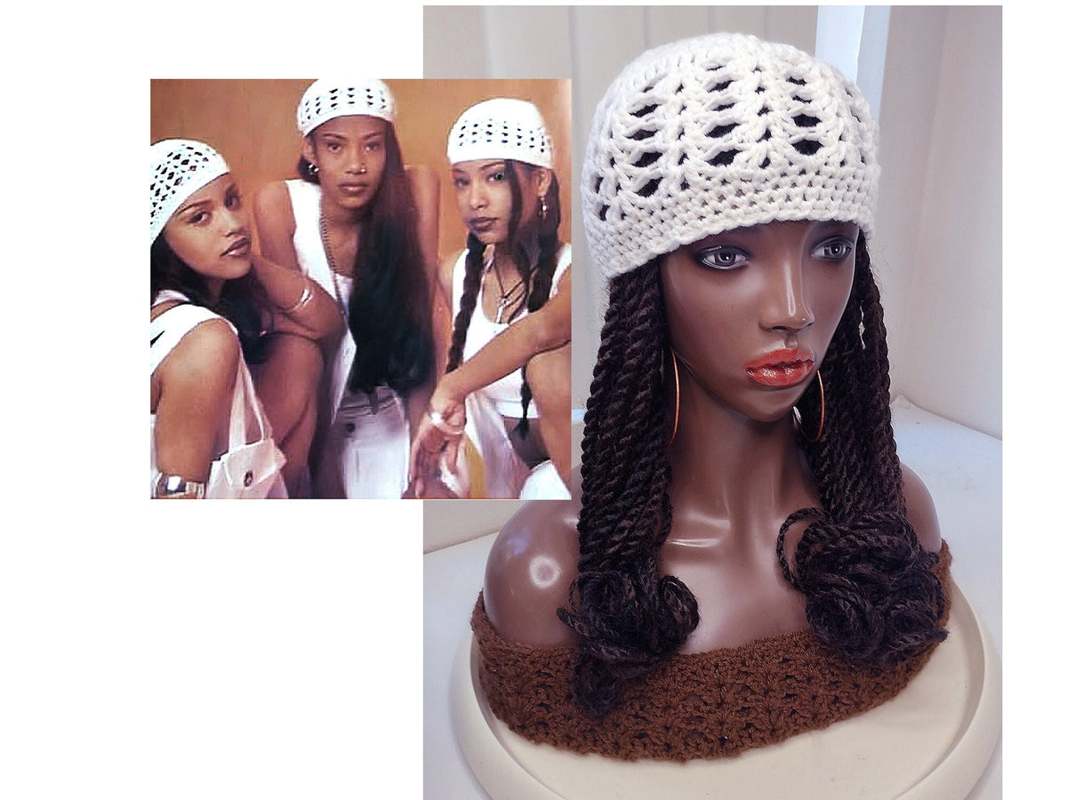90s Style Crochet Cap