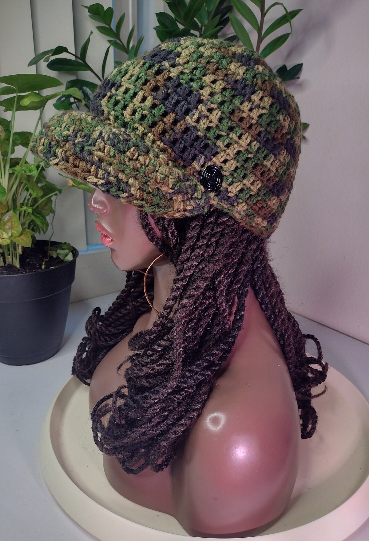 D Reggae Crochet Cap
