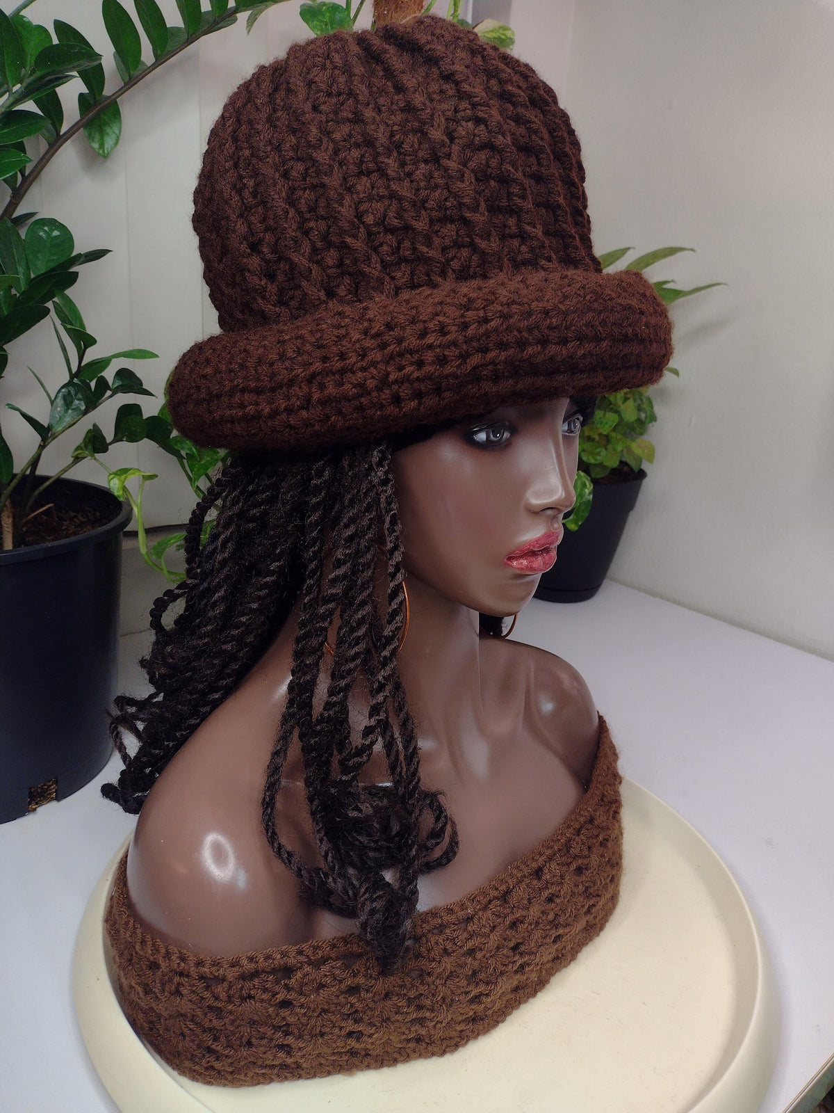 Deluxe Rolled Top Hat & Rolled Hat