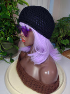 D Reggae in RYGB Crochet Cap