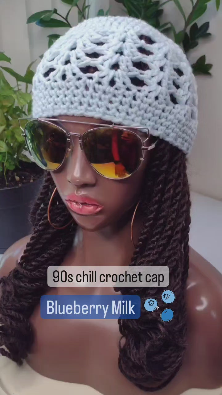 90s Style Crochet Cap